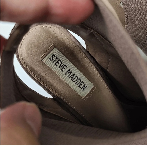 EUC Steve Madden mauve Women's Ankle open toe Booties, Size 8.5 - Picture 2 of 6